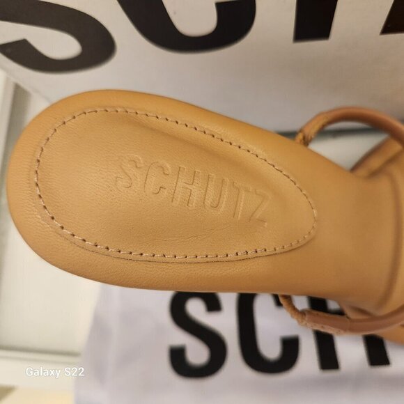 SCHUTZ Agatha Open Toe High Heel Sandals Women's - Honey Beige. Various - Picture 3 of 14
